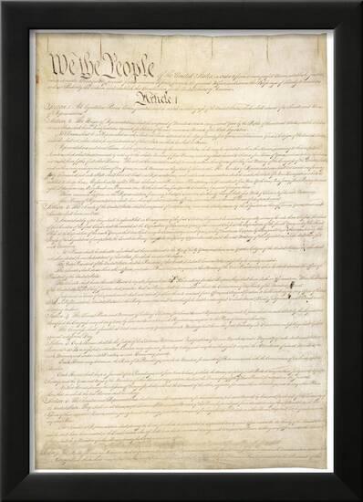 us constitution first page art poster print posters allposterscom