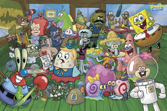 Spongebob Characters Prints Allposters Com
