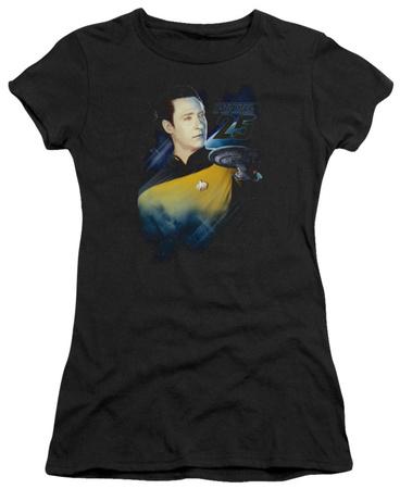 Juniors: Star Trek - Data 25th T-Shirt at AllPosters.com
