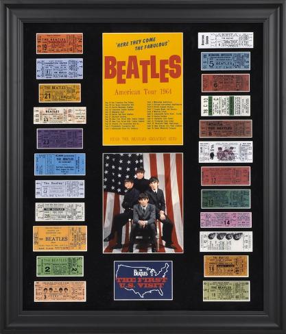 FRAMED Beatles Torquay Princess Theatre Repro Gig Poster Ready To Hang