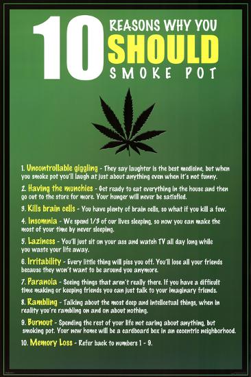 10 Reasons To Smoke Pot Marijuana