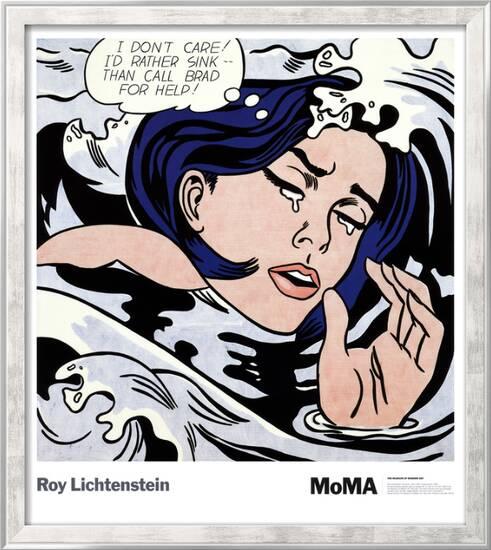 Roy Lichtenstein Drowning Girl Description