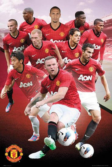'Manchester United Players 2012/2013' Prints | AllPosters.com