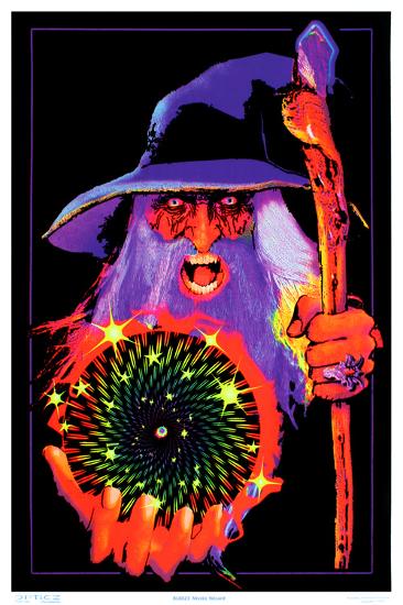 mystic wizard flocked blacklight poster posters at how to print black light posters