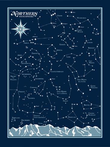 Star Chart Northern Hemisphere