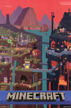 Minecraft Cube Posters Allposters Com