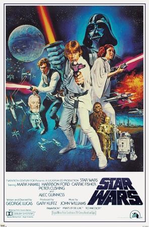 Wonderlijk Star Wars - Episode IV New Hope - Classic Movie Poster' Photo TE-79