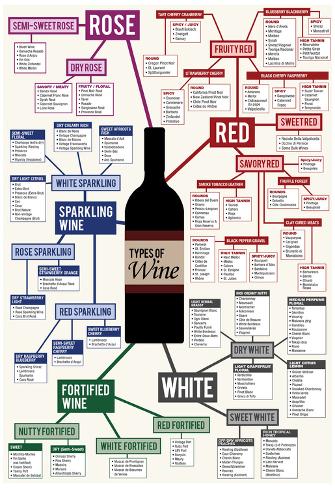 Types Of Wine Chart