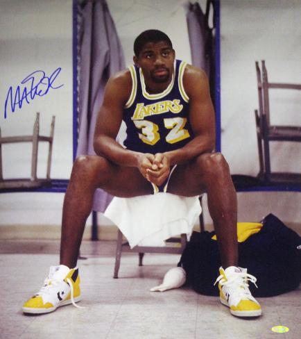 magic johnson purple jersey