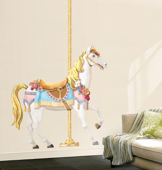 carousel horse wall decal wallpaper mural at allposters