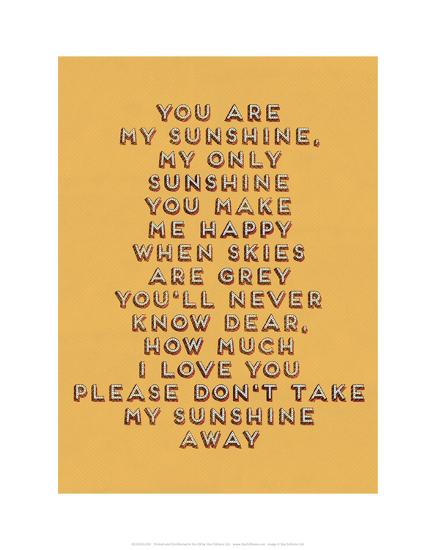 You Are My Sunshine Posters At Allposters You Are My Sunshine