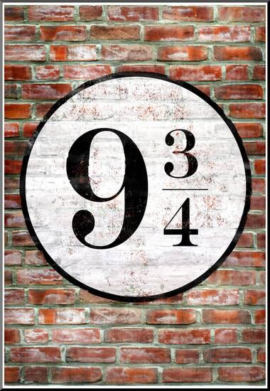 Platform 9 34 Kings Cross Poster Print