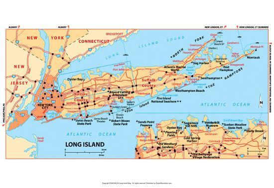 Printable Map Of Long Island Cities And Towns Map
