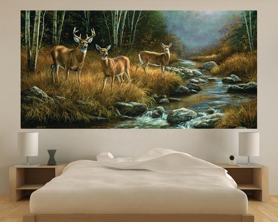 Whitetail Deer Indoor Outdoor Vinyl Wall Mural At - Deer Wallpaper Mural Whitetail Deer Indoor Outdoor Vinyl Wall Mural At - Deer Wallpaper Mural
