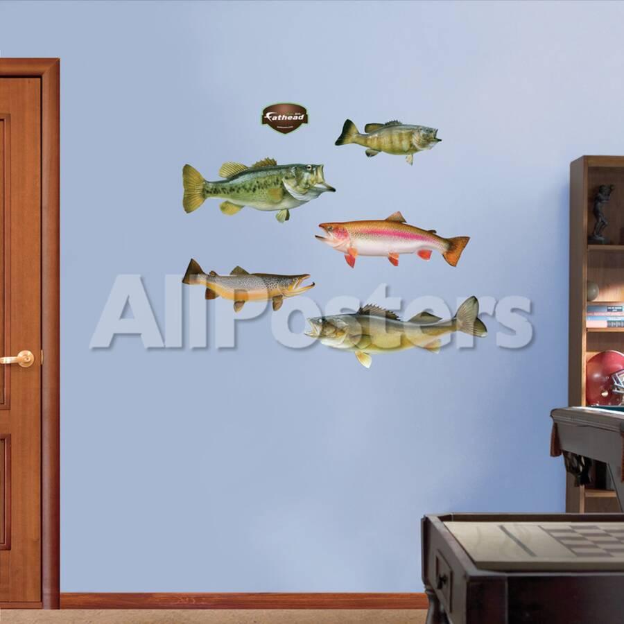 Bass Fish Wall Decal Sticker