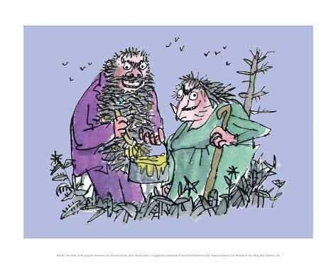 gift art wallart poster The Twits print Roald Dahl prints posters