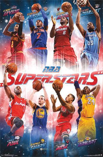 'NBA Superstars Sports Poster' Photo | AllPosters.com