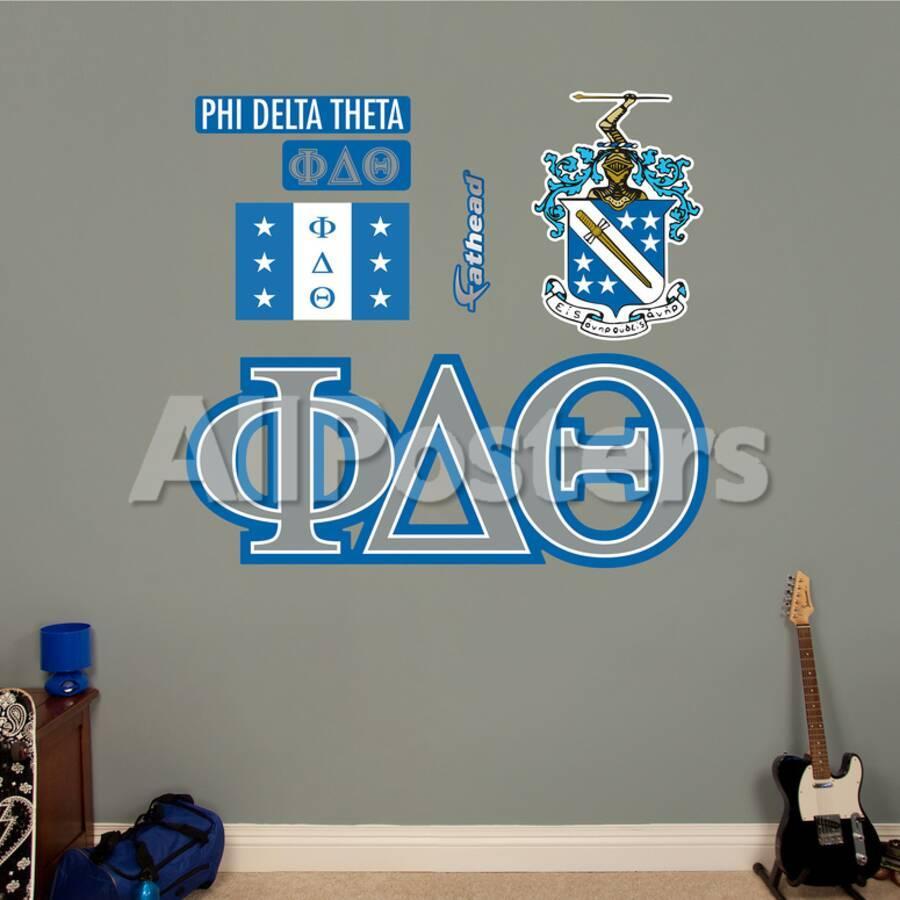 Phi Delta Theta Letters Wall Decal Wall Decal Allposters Com