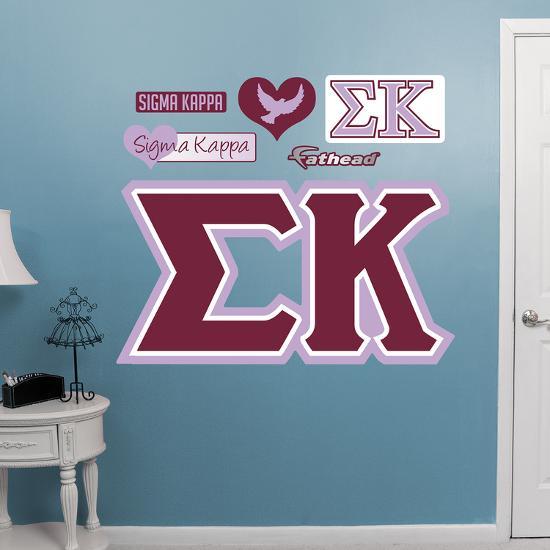 Sigma Kappa Letters Wall Decal Wall Decal Allposters Com
