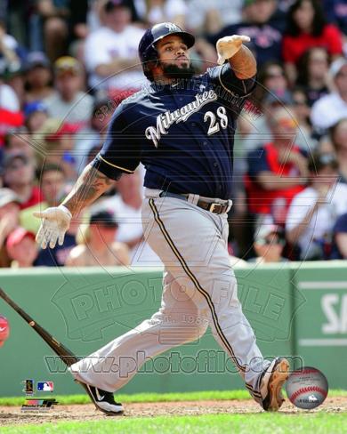 prince fielder milwaukee brewers jersey