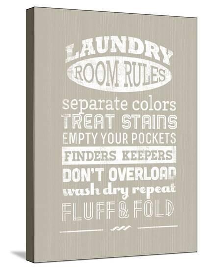 Laundry Room Rules I
