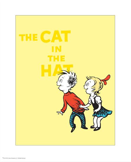 Cat In The Hat Yellow Collection Iii Sally Her Brother Yellow Posters Theodor Dr Seuss Geisel Allposters Com