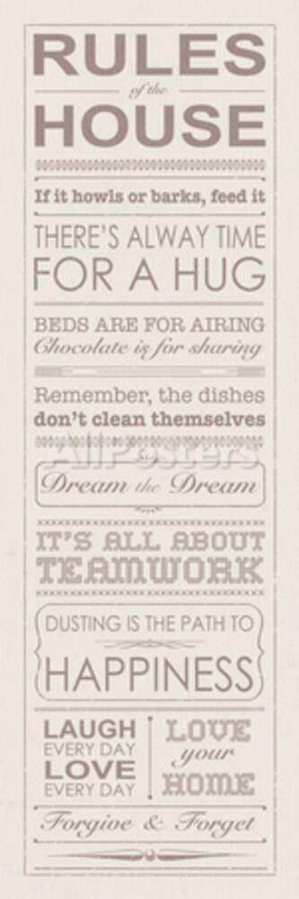 'Rules of the House' Giclee Print - The Vintage Collection | AllPosters.com