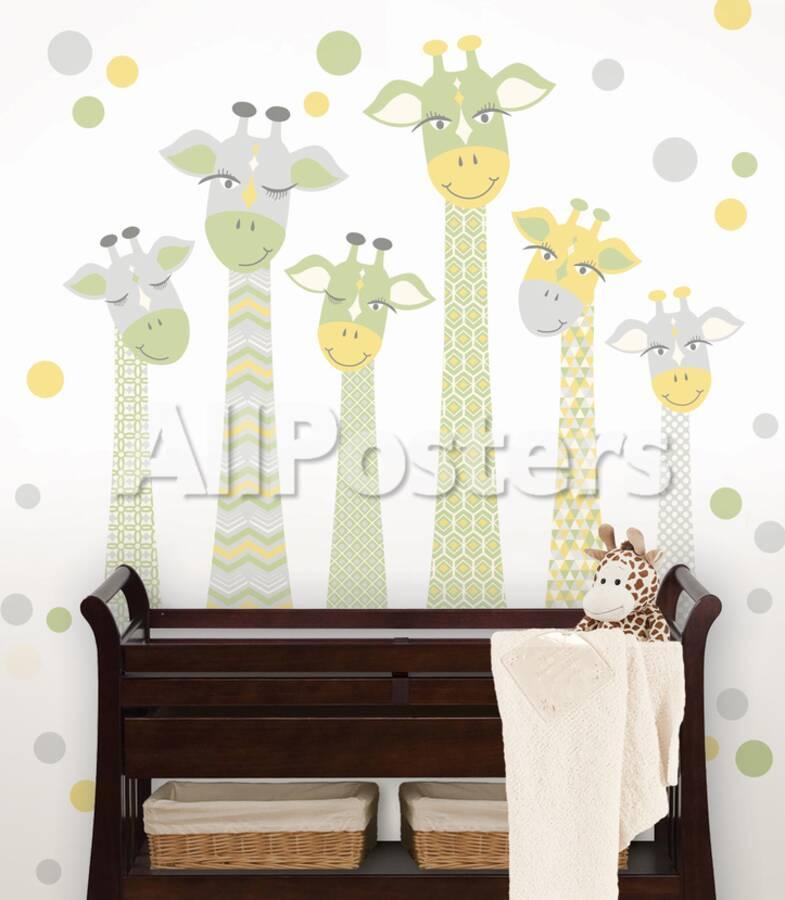 Nursery Giraffe Wall Art Kit Decal At Allposters Com