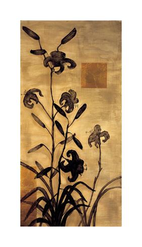 Lily Silhouette I Giclee Print by Erin Lange at AllPosters.com