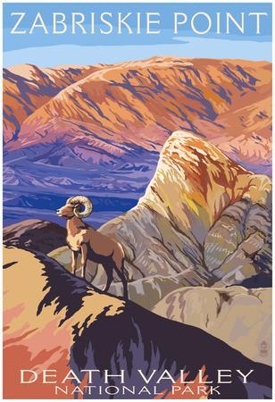 zabriskie point death valley national park posters at allposters com
