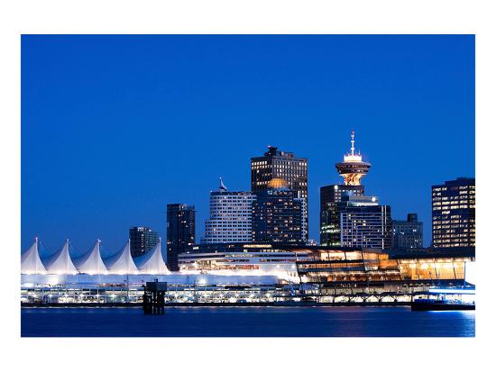 Vancouver Evening Skyline Posters Allposters Com Vancouver Evening Skyline Posters Allposters Com