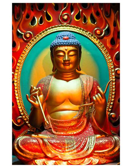 'Buddha Statue' Premium Giclee Print | AllPosters.com