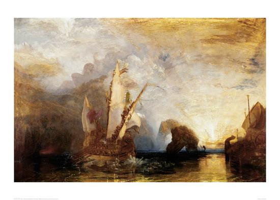 'Ulysses Deriding Polyphemus' Giclee Print J. M. W