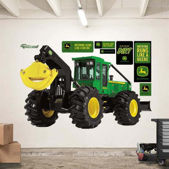 john deere 648h grapple skidder wall decal at allposters