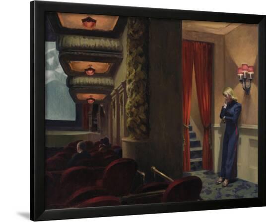 New York Movie, 1939 Framed Giclee Print by Edward Hopper ...