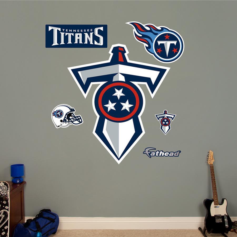 Tennessee Titans Sword Logo Wall Decal Allposters Com