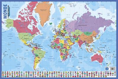 Carte Du Monde Photo Allposters Com