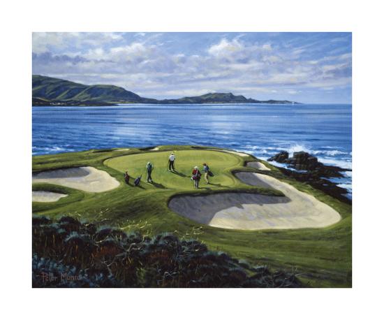 7th Hole Pebble Beach California Premium Giclee Print By Peter 7th Hole Pebble Beach California