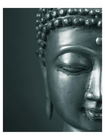'Bronze Buddha Head' Premium Giclee Print - | AllPosters.com