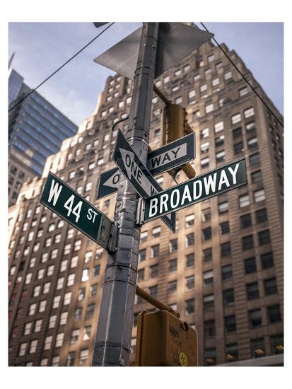 'Street Signs in New York City' Premium Giclee Print | AllPosters.com
