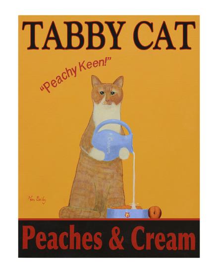 Tabby Cat Peaches Cream Limited Edition By Ken Bailey At