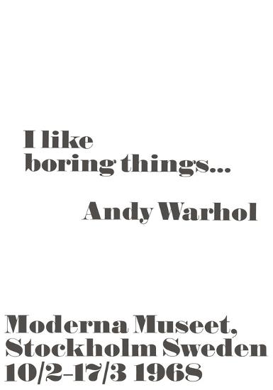 Download I like boring things... Prints by John Melin at AllPosters.com