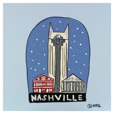 Nashville Snow Globe