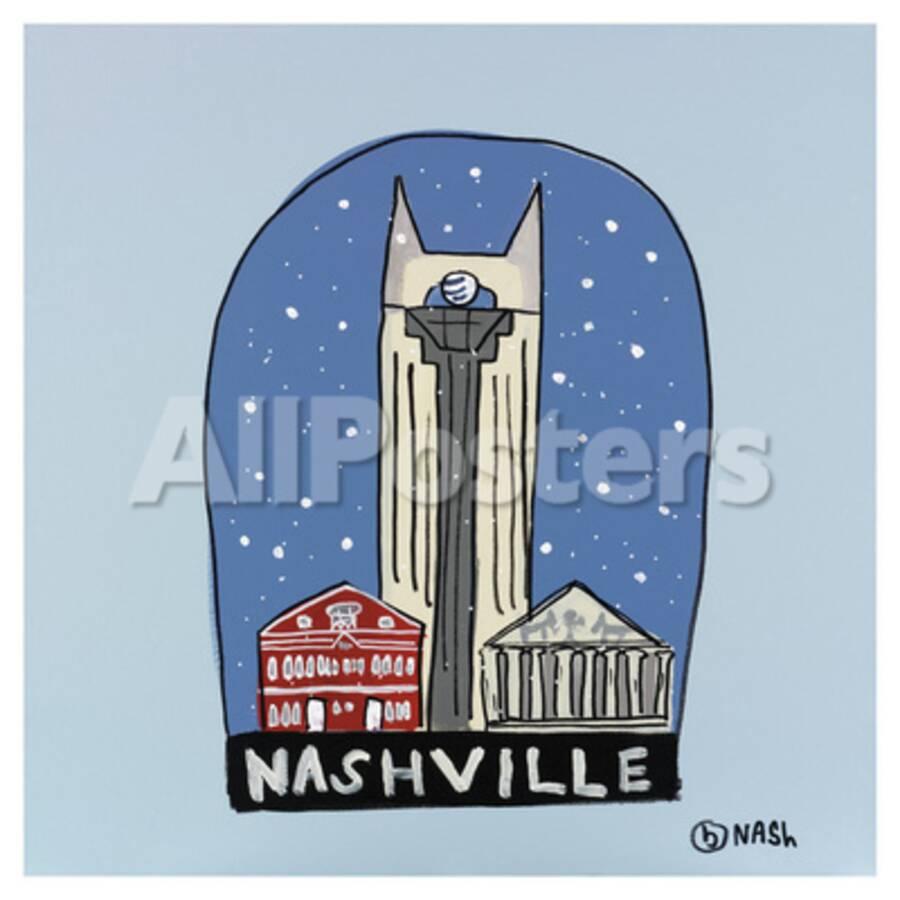 Nashville Snow Globe