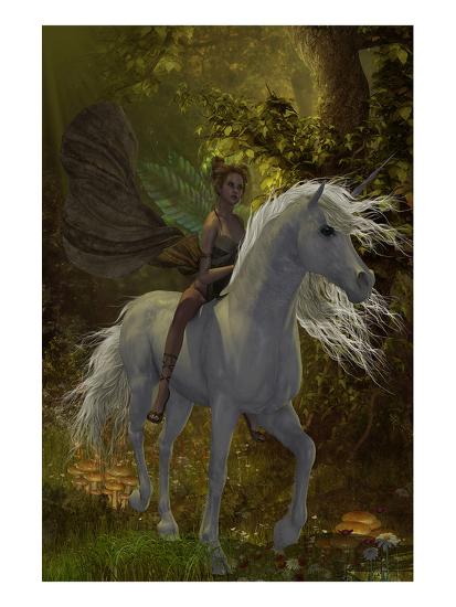 large riding unicorn