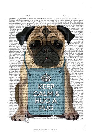hug a pug art