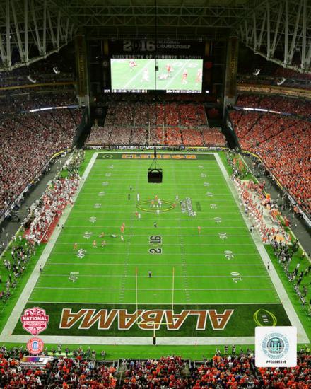 University Of Phoenix Stadium Alabama Crimson Tide Vs Clemson Tigers 2015 National Championship Ga