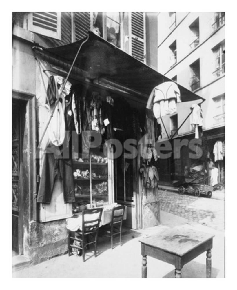 'Paris, 1911 - Costume Shop, rue de la Corderie' Posters - Eugene Atget ...