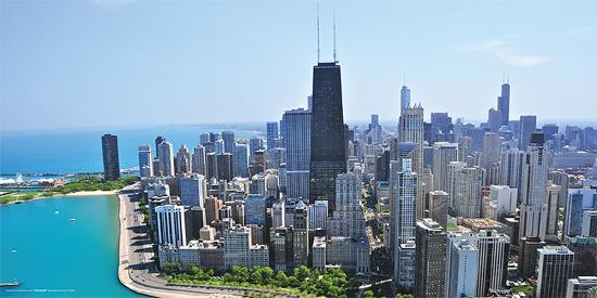 Illinois Chicago Skyline Prints Allposters Com