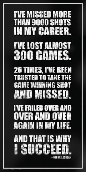 Michael Jordan Success Quote Poster At Allposters Michael Jordan Success Quote